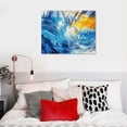 thumbnail image 4 of PIKWEEK  Fractal Home Decor Abstract Wall Art Minimalist Print Large Abstract Art Modern Abstract Art Colorfu Poster for Room Aesthetics Canvas Wall Art Poster and Print  16x12in, 4 of 4