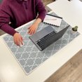 thumbnail image 3 of Sussexhome Large Mouse Pad for Desk - Cotton Mousepad for Desktop, Table, Office Desk Pad - Thin, Light, Portable Laptop Mat for Computer Mice - Machine Washable, Non-Slip, Foldable - 20" x 31.5", 3 of 8