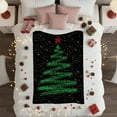 thumbnail image 4 of Christmas Polyester Blanket Sofa Cover Multicolor 39x30in | Soft Warm Cozy Throw with Gift Box Snowflake Pattern | Machine Washable Decorative Holiday Décor, 4 of 6