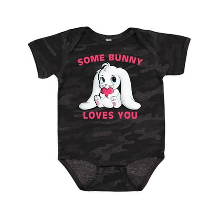 

Inktastic Some Bunny Loves You Gift Baby Boy or Baby Girl Bodysuit