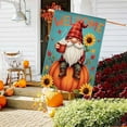 thumbnail image 5 of HomeKingdee Fall Gnome House Flag, Fall Decor Gnomes Flag, Autumn Flags Pumpkin Leaves Signs Home Decorations Rustic Welcome Outdoor Farmhouse Thanksgiving, 5 of 7