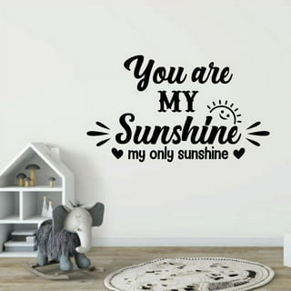You Are My Sunshine Lyrics Nursery Digital Art Print 