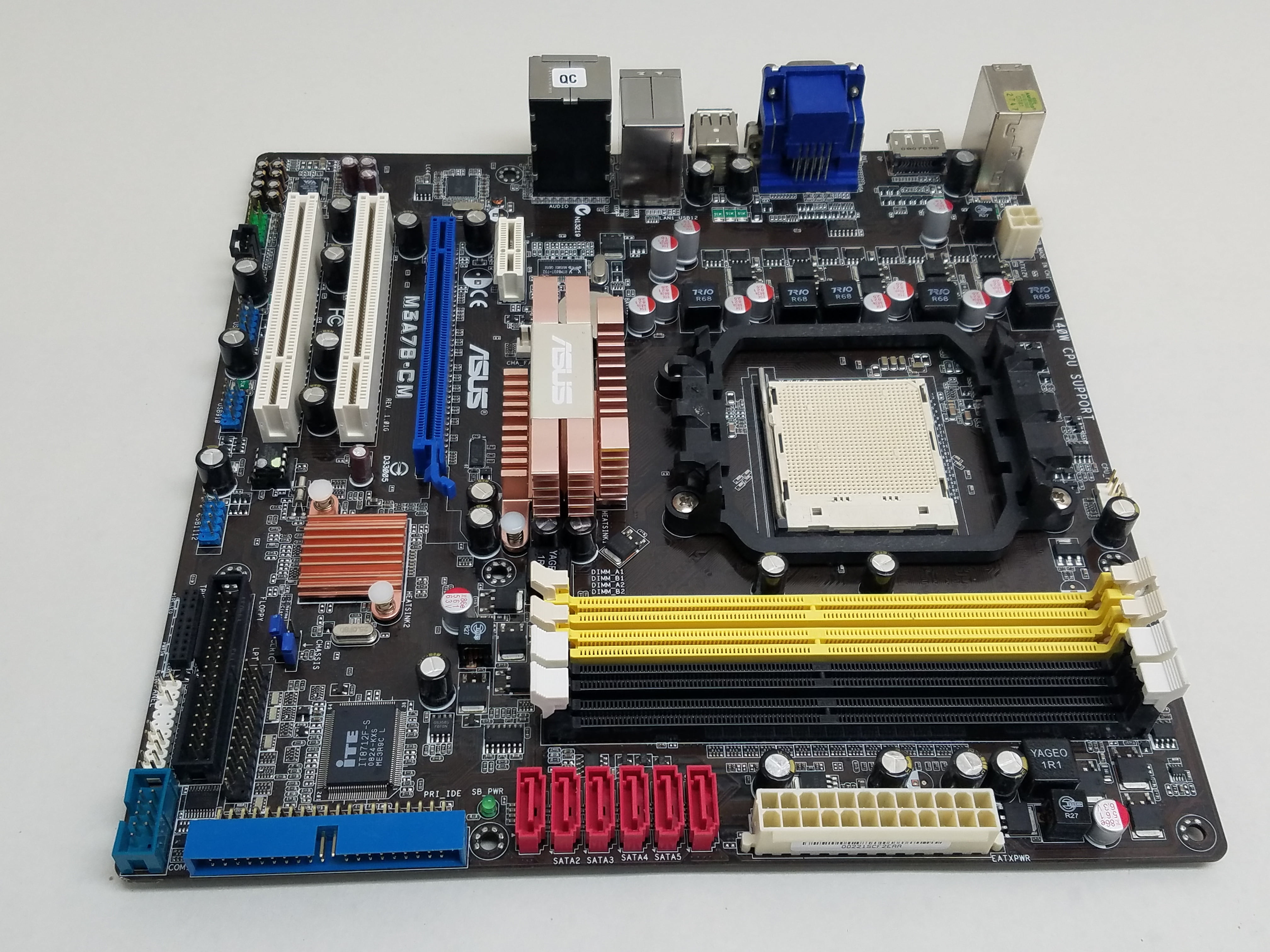 Refurbished Asus M3A78CM Socket AM2 DDR2 SDRAM Desktop Motherboard