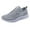 Grey, variant on KELINFONG Mens Walking Sneakers Wide Width Slip on Tennis Shoes Running Shoes for Athletic Workout Gym Jogging