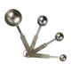 thumbnail image 4 of De Cucharas Medidoras de material acero Inoxidable De 4 Piezas Cucharita Utensilio De Cocina Plata Macarena Cuchara medidora de acero inoxidable, 4 of 6