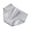 Grey, variant on Alun Women's Leak Proof Period Panties with Front Pocket Stylish Threaded Briefs Comfort Soft Lightweight Breathable Mid Rise Underwear White XL