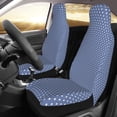 thumbnail image 3 of ZICANCN Car Seat Covers Front Seats Only,Blue White Patriotic Stars Automotive Seat Covers Protectors for Cars Trucks Suv 2 Pack, 3 of 8