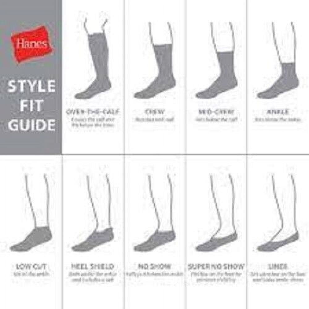 18 Pairs Hanes Men's BIG & TALL Cushion Ankle socks "SLIGHTLY-IMPERFECT" (BLACK ; 18 Pairs)