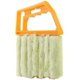 thumbnail image 1 of Limpiador de persianas venecianas de microfibra de mano Acondicionador de ventanas Plumero Cepillo de limpieza Naranja Amarillo, 1 of 5