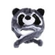 thumbnail image 4 of Gorro de peluche perfecl con orejeras para niños y niñas, divertido, Mapache gris, 4 of 8