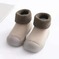 thumbnail image 2 of AURIGATE Clearance! Baby Girls' Socks Baby Socks Shoes Casual Fashion Children's Indoor Non-slip Toddler Shoes Plus Velvet Thickened Non-slip Baby Slippers, 2 of 3