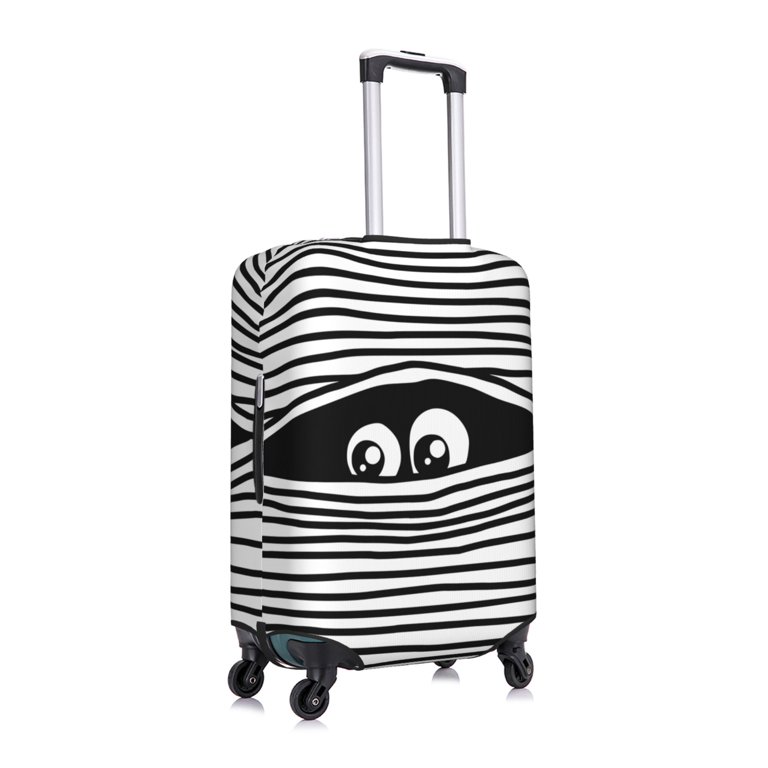 XMXY Travel Luggage Cover Protector, South American Circle Fabric Stripes Suitcase  Covers for Luggage, X-Large Size 