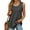 Grey, variant on Women's Summer Tank Tops Round Neck Sleeveless Blouse Casual Flowy Tops