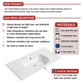 thumbnail image 6 of Bathroom Vanity with Sink with Gel Sink, Bathroom Vanity, 36 Inch Bathroom Sink Cabinet with Soft Close Doors for Bathroom, California Walnut, 6 of 9