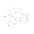 thumbnail image 5 of Baby Relax Hadley Upholstered Double Rocker Chair, 5 of 5