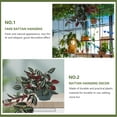 thumbnail image 4 of MIPCASE Red Rattan Hanging Decoration, 1 Piece Plastic Simulated Wall Ornament for Stylish Home and Party Decor, 4 of 8
