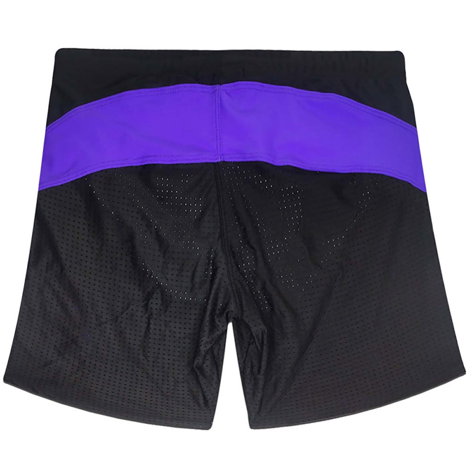 Mens Swim Trunks Quick-Drying Low Waisted Swimming Bottoms Stretchy Slim Color Block Breathable Hollow-Out Athletic Swimwear Bathing Suits Shorts
