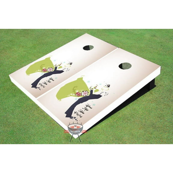 Much Love Wedding Themed Cornhole Board set
