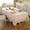 Pink Beige, variant on White Ruffles Cotton Fabric Table Cloth Washable Tablecloth, Home Wedding Party Dining Banquet Decoration Luxuriou Table Cover