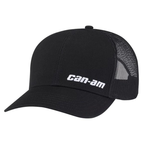 Can-Am New OEM Men's Black One Size Low Trucker Cap, 4544980090 ...