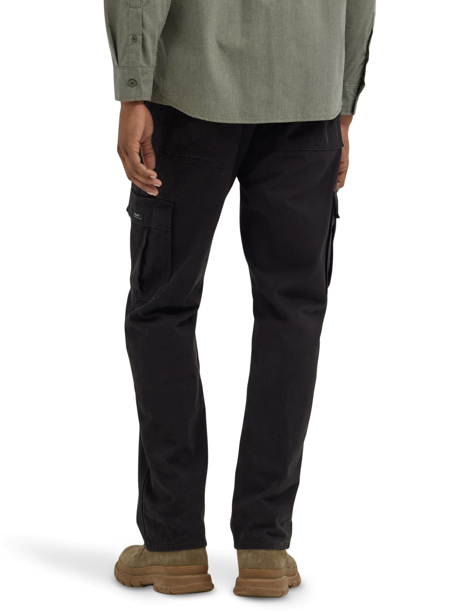 Wrangler Men's and Big Men's Relaxed Fit Fleece Lined Cargo Pant