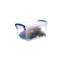 thumbnail image 1 of Superio Plastic Storage Box, Clear Container Bin with Lid, 1.75 Quart, Small Stackable Tote with Snap Lock Handles, 1 of 10