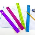 thumbnail image 2 of BAZIC Plastic Ruler 12"" (30cm) w/Multiplication Table, Inches Centimeter Measuring Drafting Rulers, for Students School Supplies (4/Pack), 1-Pack, 2 of 5