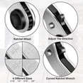 thumbnail image 3 of Ruiboury High-Performance Ratchet Wrench Set Designed For Precision And Durability Silver 1Set, 3 of 6