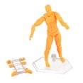 thumbnail image 1 of Manikin Action Figure Model, Scale Muscle Action Flexible Figure with Head Sculpt Miniature Body Doll for Sketching, Painting, Drawing, 1 of 8