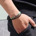 thumbnail image 3 of SUSHANG Braided Bead Bracelet Bohemia Handmade Weave Bead Beach Festival Adjustable Bracelet Set of 2 Men Women Accessories, 3 of 8