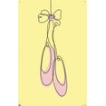 thumbnail image 4 of Ballet Slippers Continuous Line Wall Poster with Pushpins, 22.375" x 34", 4 of 4