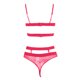 thumbnail image 3 of Gibobby Conjunto de lencería Sexy Ropa Interior Sexy con Cuello En V para Mujer, Lencería Sexy, Ropa Interior con Cordón Sin Espalda De Lencería(Rosa caliente, G), 3 of 5