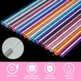 thumbnail image 3 of NiHome 12-Pack Glitter Replacement Straws for Stanley Tumbler 40OZ & 2 Cleaning Brushes Set, 12" Length BPA-Free Durable PETG Material for Various Beverages & Cups, Adds Sparkle to Your Drinks (Pink), 3 of 8