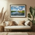 thumbnail image 3 of The Merrimack River No. 2 - Manchester New Hampshire Photography Black Framed Wall Art Print 24 x 36 inches, 3 of 4