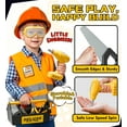 thumbnail image 3 of Kids Tool Set – Toddler Tool Set with Construction Vehicle & Electronic Toy Drill, Pretend Play Kids Toys, Toy Construction Tools for Kids Ages 3 4 5 6 7 8 Years Old (Black & Yellow), 3 of 8