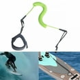 thumbnail image 6 of BESTSKY Coiled Surfboard Leash Lightweight Paddle Leash for Outdoor Shortboard Kayak Green, 6 of 6
