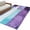 Teal Purple White, variant on 2.7'x5' Area Rugs, Turquoise Purple Indoor Outdoor Area Rug for Living Room Bedroom, Geometric Modern Oil Painting Abstract Washable Bathroom Rugs Kitchen Floor Carpet Mats Home Decor Aesthetic