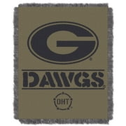 Georgia Bulldogs OHT "Rank" Woven Jacquard Throw Blanket, 46" x 60"