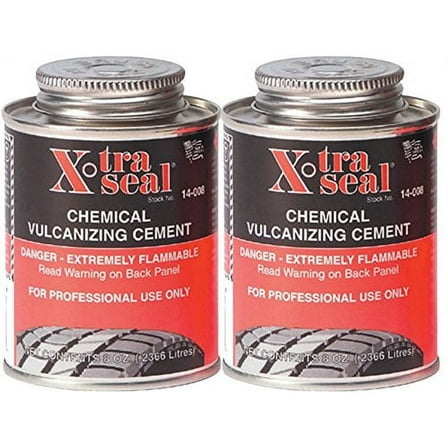 Xtra-Seal Chemical Vulcanizing Cement (8 oz.) - 2 Pack
