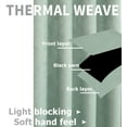 thumbnail image 5 of 2 Pack: Kate Aurora Hotel Chic Blackout Grommet Top Window Curtains - Assorted Colors, 5 of 6