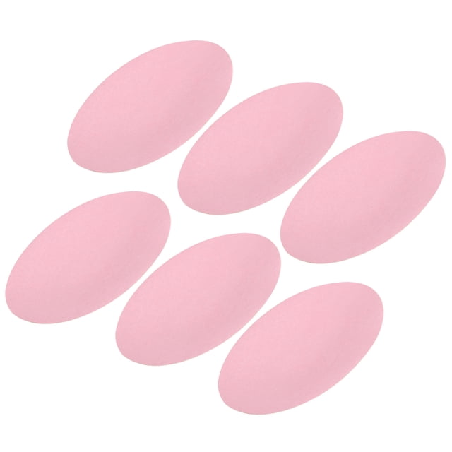 Unique Bargains Patchs en Tissu Thermocollants Coude Genou Patchs de Réparation Rose Clair pour Réparation de Vêtements Kit de Réparation Lot de 6