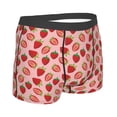 thumbnail image 2 of KLL Strawberries Men's Cotton Boxer Briefs Underwear-X-Large, 2 of 8