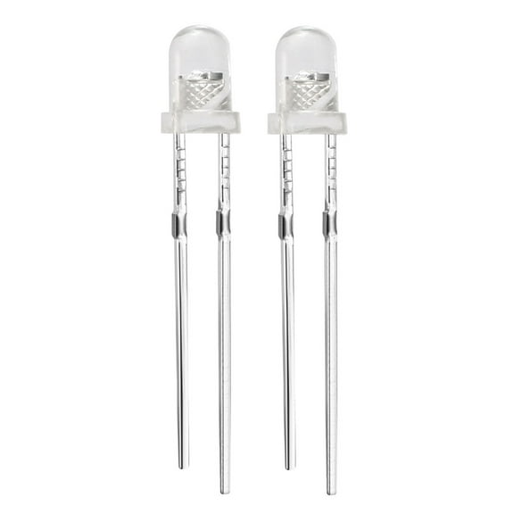 30Pcs 3mm Colorful Slow Flashing Diode Electronics Emitting Light 3-3.4V