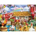 thumbnail image 2 of SUNSOUT INC - Springtime Chickens - 1000 pc Jigsaw Puzzle by Artist: Lori Schory - Finished Size 20" x 27" - MPN# 34740, 2 of 5