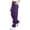 Purple, variant on Tqcoqu Baggy Cargo Pants for Women High Waisted Open Leg Pants Hiking Lightweight Streetwear Outfits with Multiple Pockets,Army Green,Women's S-XXL