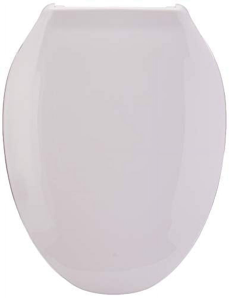 TOTO SC134#01 Toilet Seat, With Cover, polypropylene, Elongated, White
