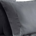thumbnail image 4 of Benjara BM231571 Tulsa 1200 Thread Count Tri Blend Grand Sheet Set&44; Gris Foncé - 6 Pièces, 4 of 5