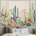thumbnail image 2 of Chilfamy  Cactus Tapestry, Colorful Plant Herbs Botanical Tapestry Wall Hanging Nature Scenery Tapestries Art Print Mural for Bedroom Living Room Dorm Home Décor  40x30inch, 2 of 6