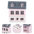 thumbnail image 2 of KAKOWELY Mini casa de madera con micropaisaje, estilo europeo, 2 of 5