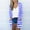 Blue, variant on CALAFEBILA Ladies Long Sleeve Cardigan Front Open Coffee Date Lightweight Comfortable Striped Sweater for Women 2025